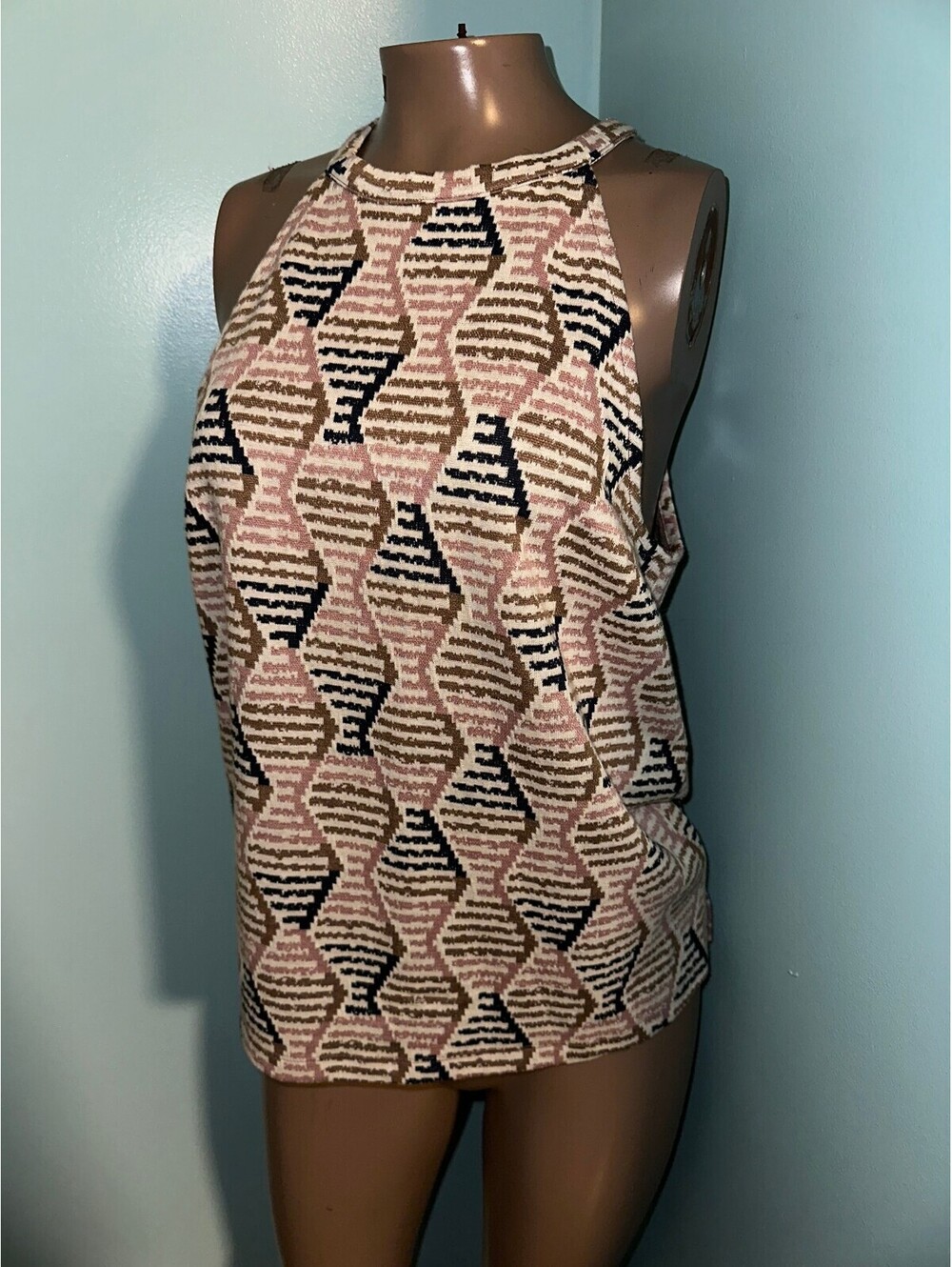 Anthropologie Cottage Boho Coquette Lindsay Halter Top S